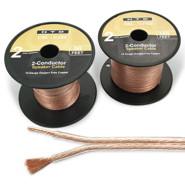 Clear Jacket Speaker Cable