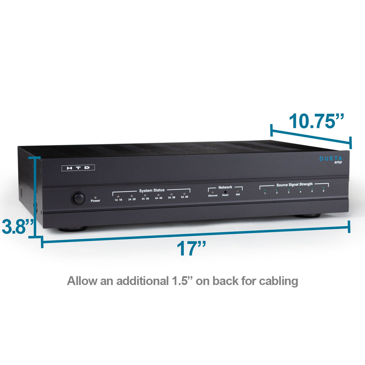Dueta AMP - Whole-House Audio Controller and Amplifier in One