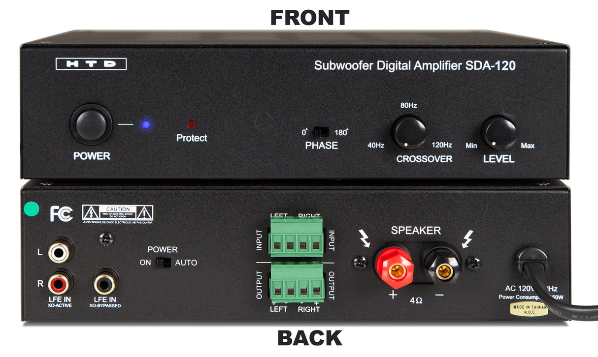 HDX In-Wall Powered Subwoofer