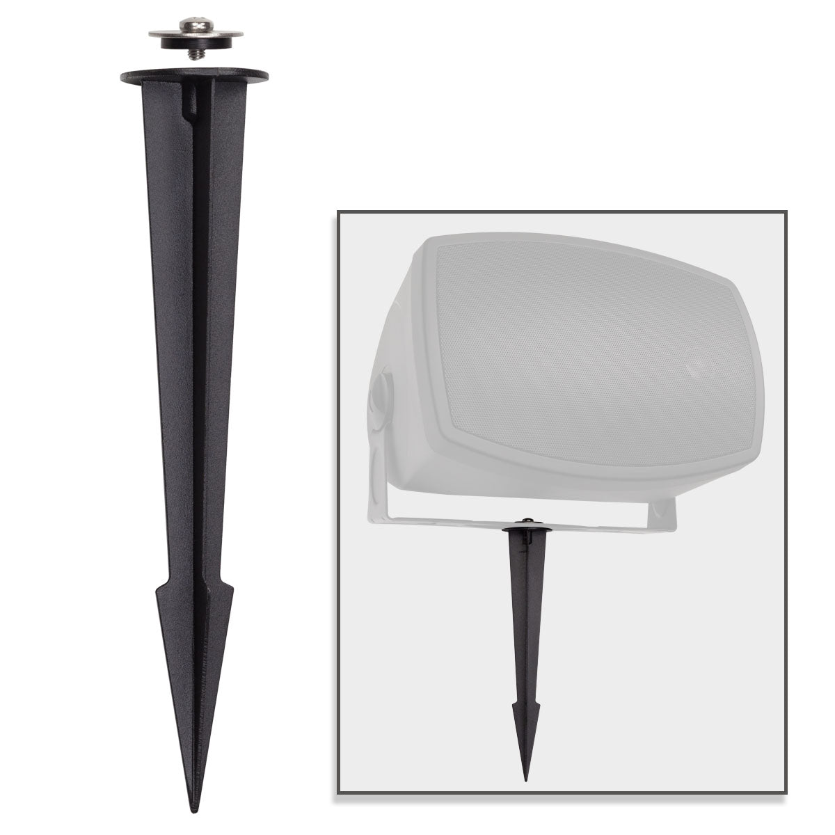 QSpike Ground Stake for HTD Outdoor Speakers