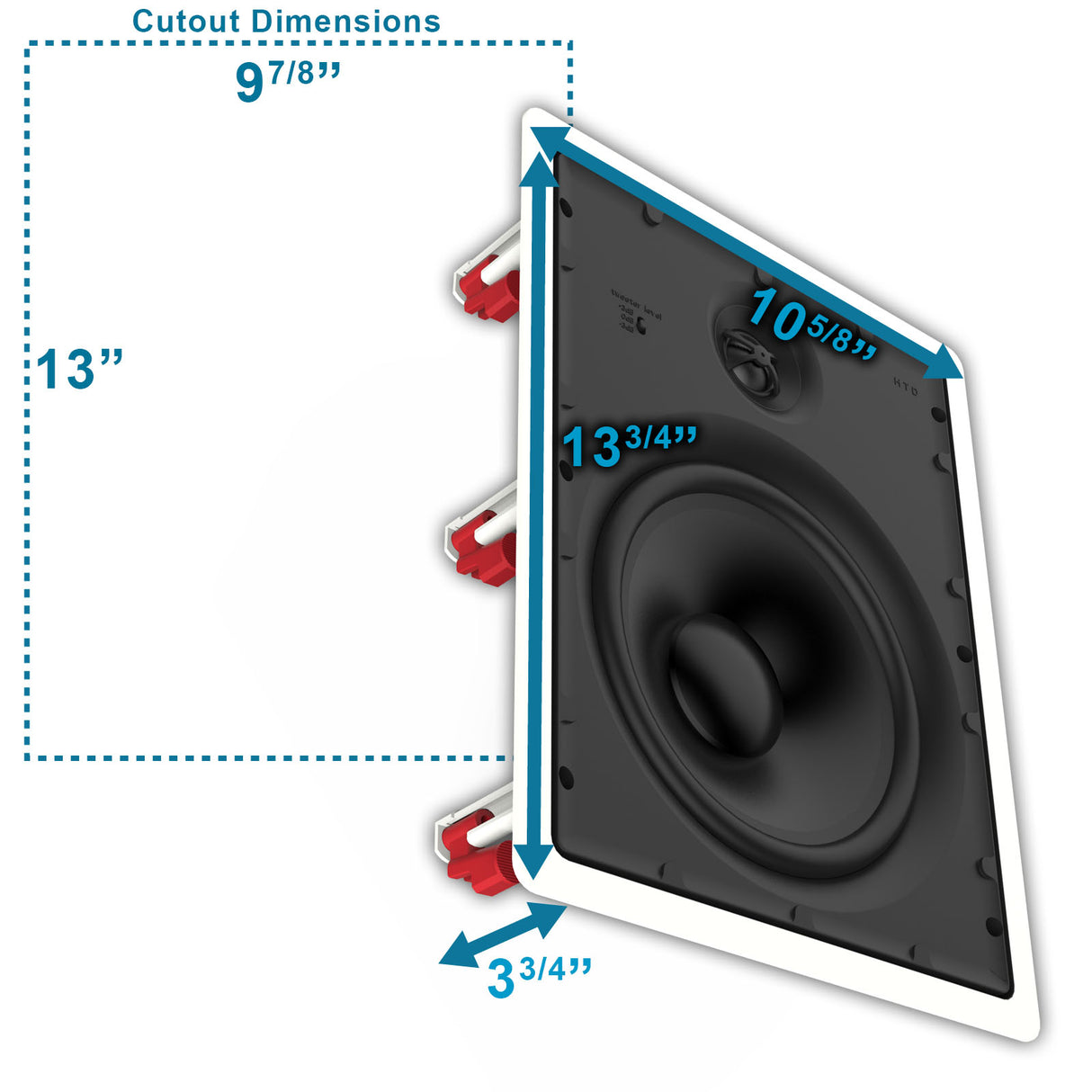 SDX-W80 In-Wall Speakers PAIR