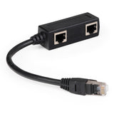2-to-1 Cat cable adapter