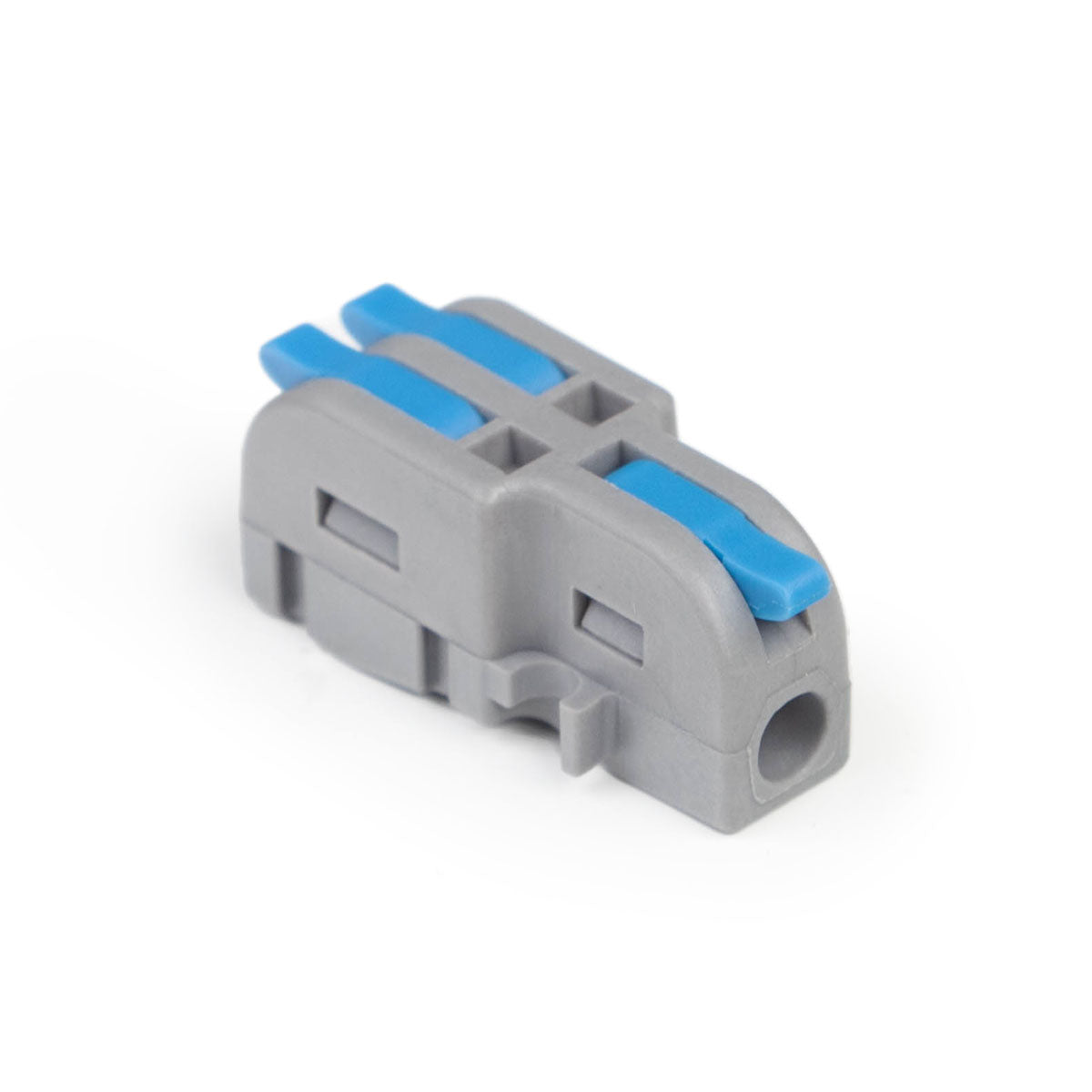 1-in 2-out snap lever cable connector
