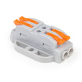 2-in 2-out snap lever cable connector