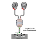 4-in 4-out snap lever cable connector