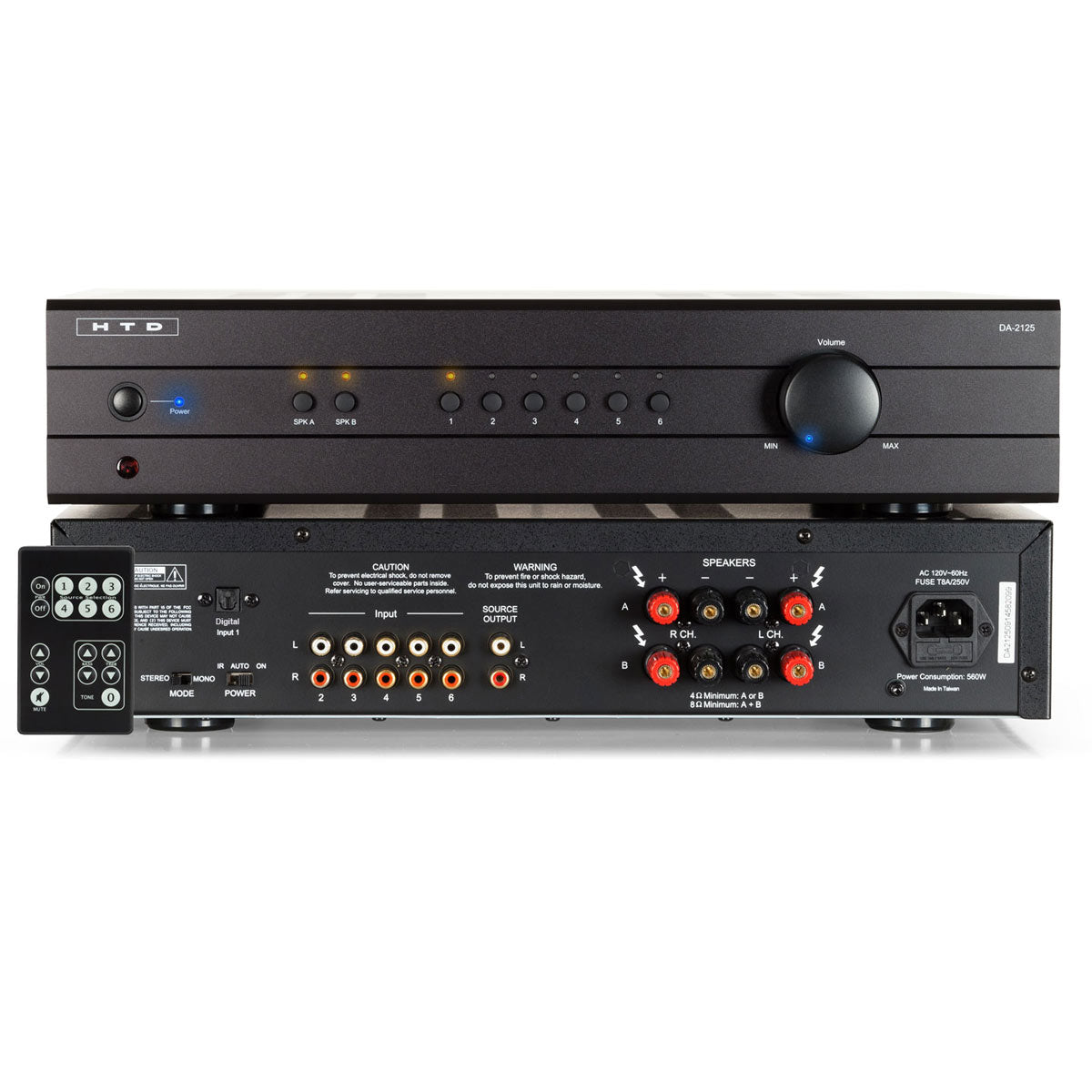 DA-2125 Multi-Source, Stereo Digital Amplifier – Home Theater