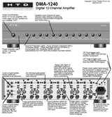 DMA-1240 High Efficiency 12-Channel Amplifier