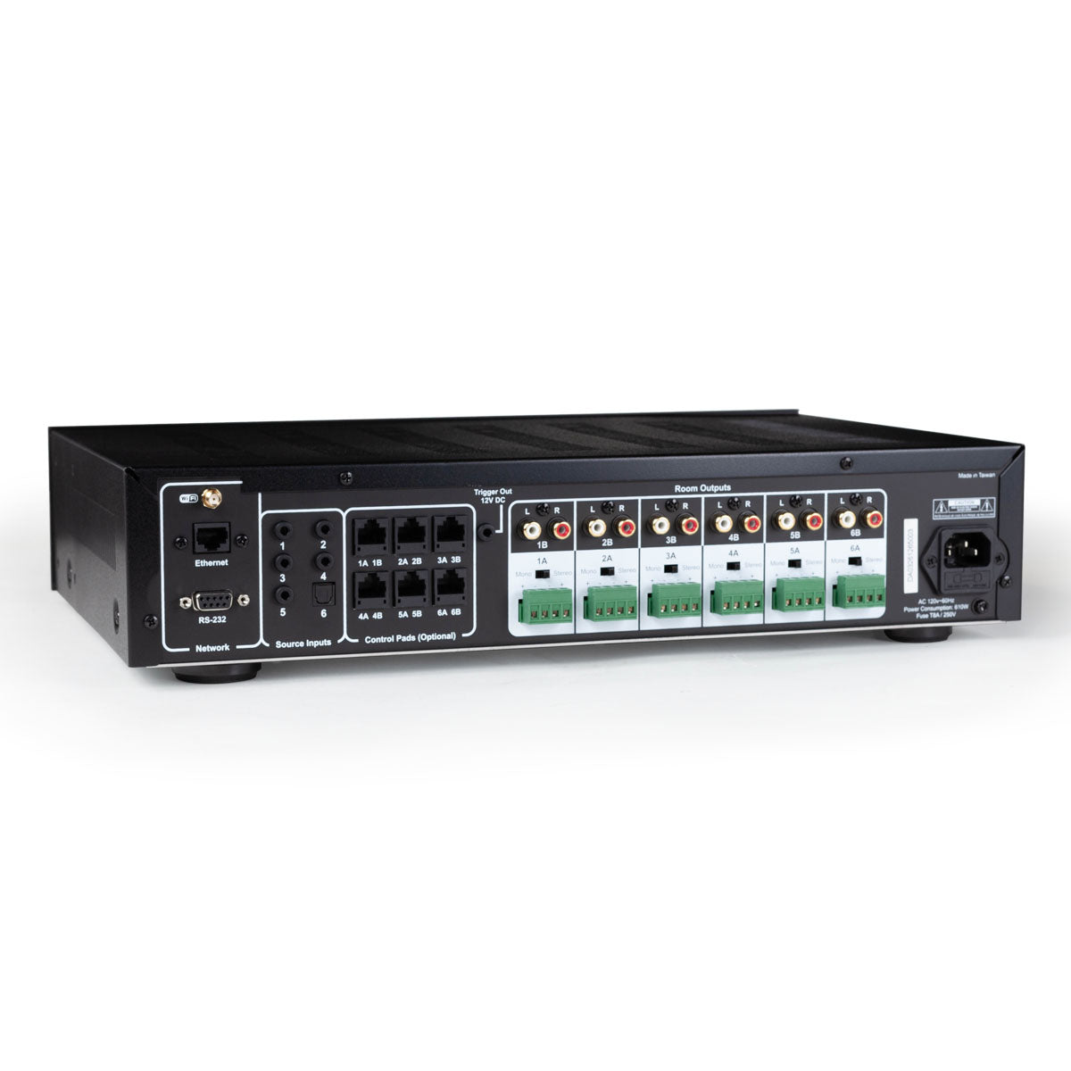 Dueta AMP - Whole-House Audio Controller and Amplifier in One