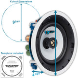 HDX-R80 High Definition In-Ceiling Speakers PAIR