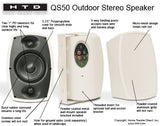 QS50 Outdoor Stereo Speaker EACH
