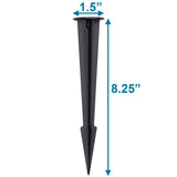 QSpike Ground Stake for HTD Outdoor Speakers
