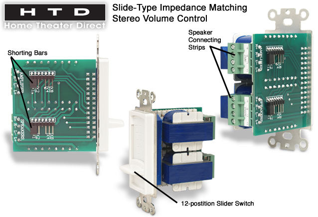 Stereo Volume Control - Slide Type