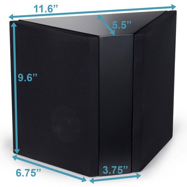 Level Two Bipole/Dipole Surround speaker Dimensions