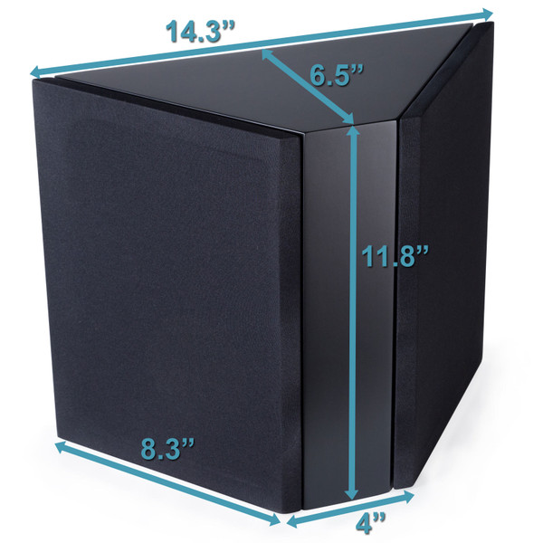Level Three Surround Speaker - Dimensions