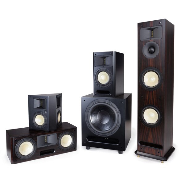 Level Three Family of Cabinet Speakers in Black and Macassar Ebony