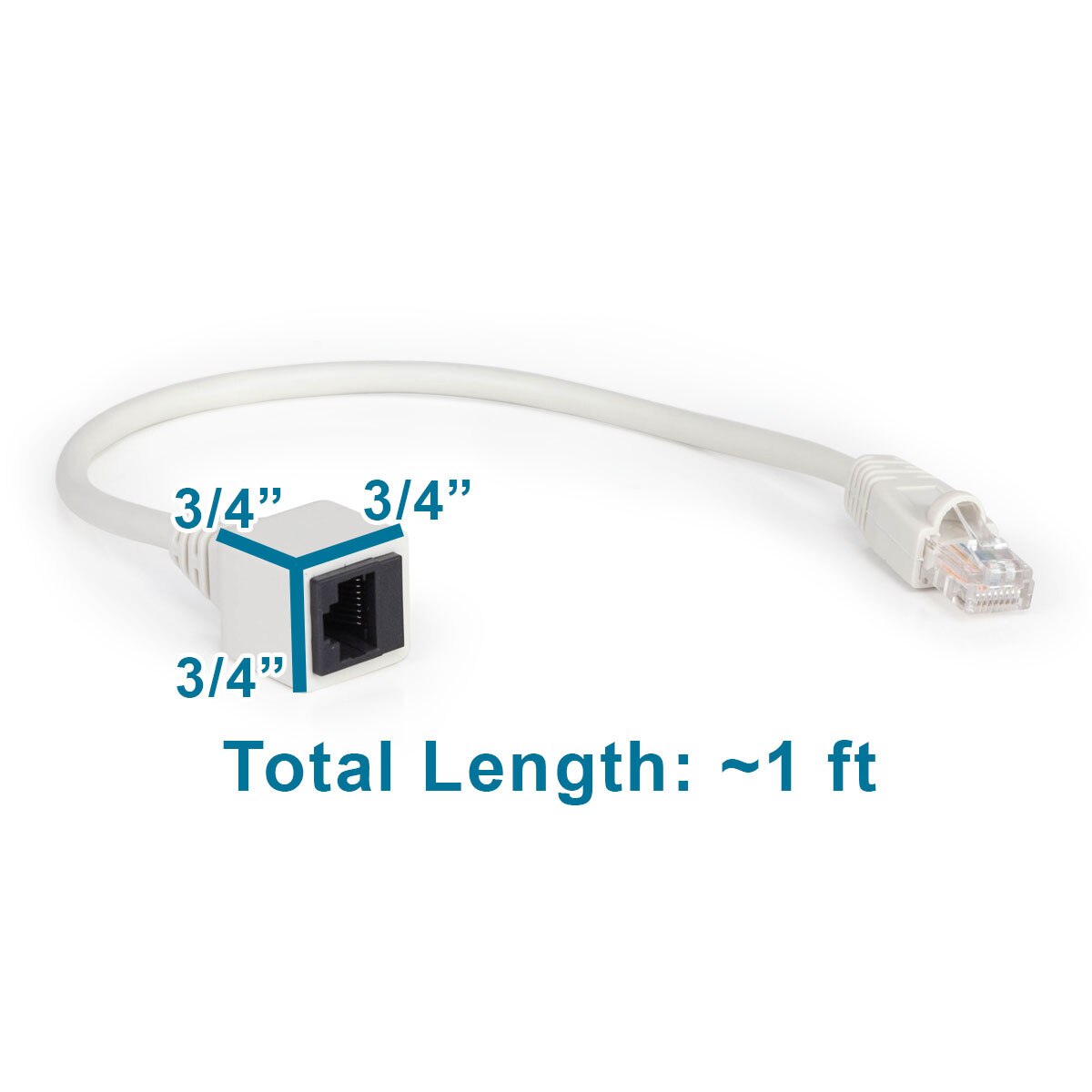 cat extension cable dimensions