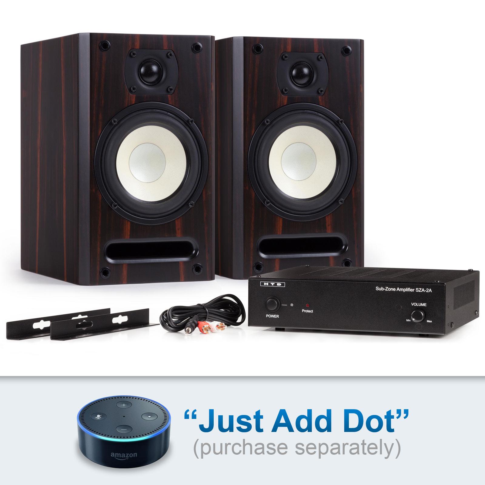 smart stereo kits just add dot wall mount speaker brackets