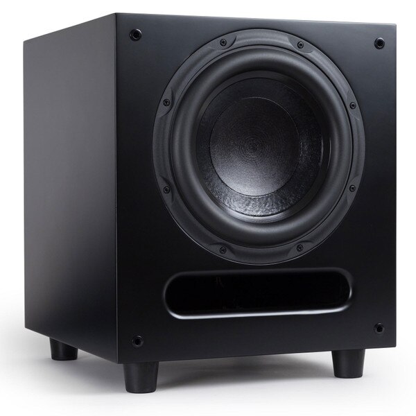 Level Two Powered Subwoofer - Black - front without grille