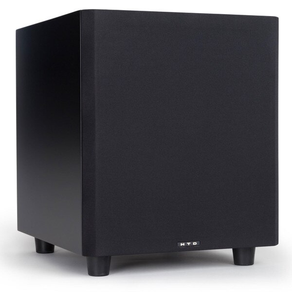 Level Two Powered Subwoofer - black - front with grille