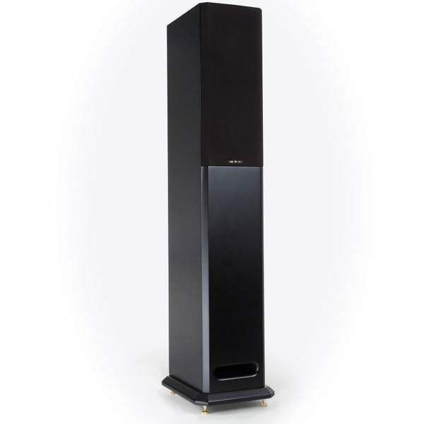Level Two Tower Cabinet Speakers - Black - with Grille