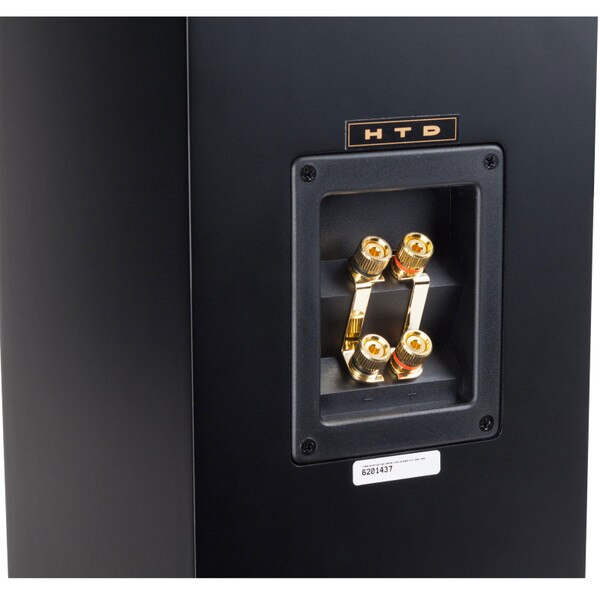 Level Two Tower Cabinet Speaker - black - back showing speaker cable terminals