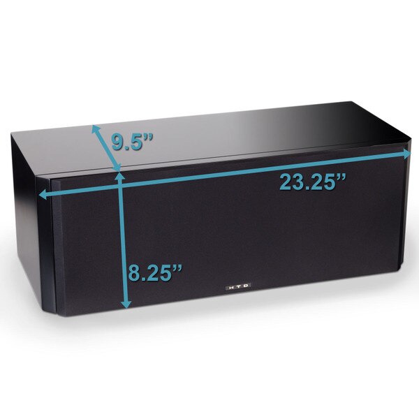 Level Three Center Channel Speaker Dimensions