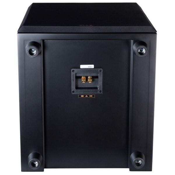 Level Three Powered Subwoofer bottom - Black - Cable Terminals