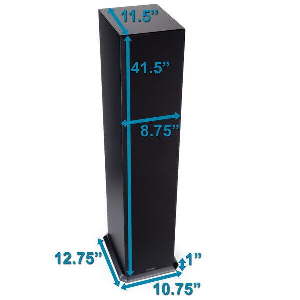 Level Three Tower Speaker dimensions