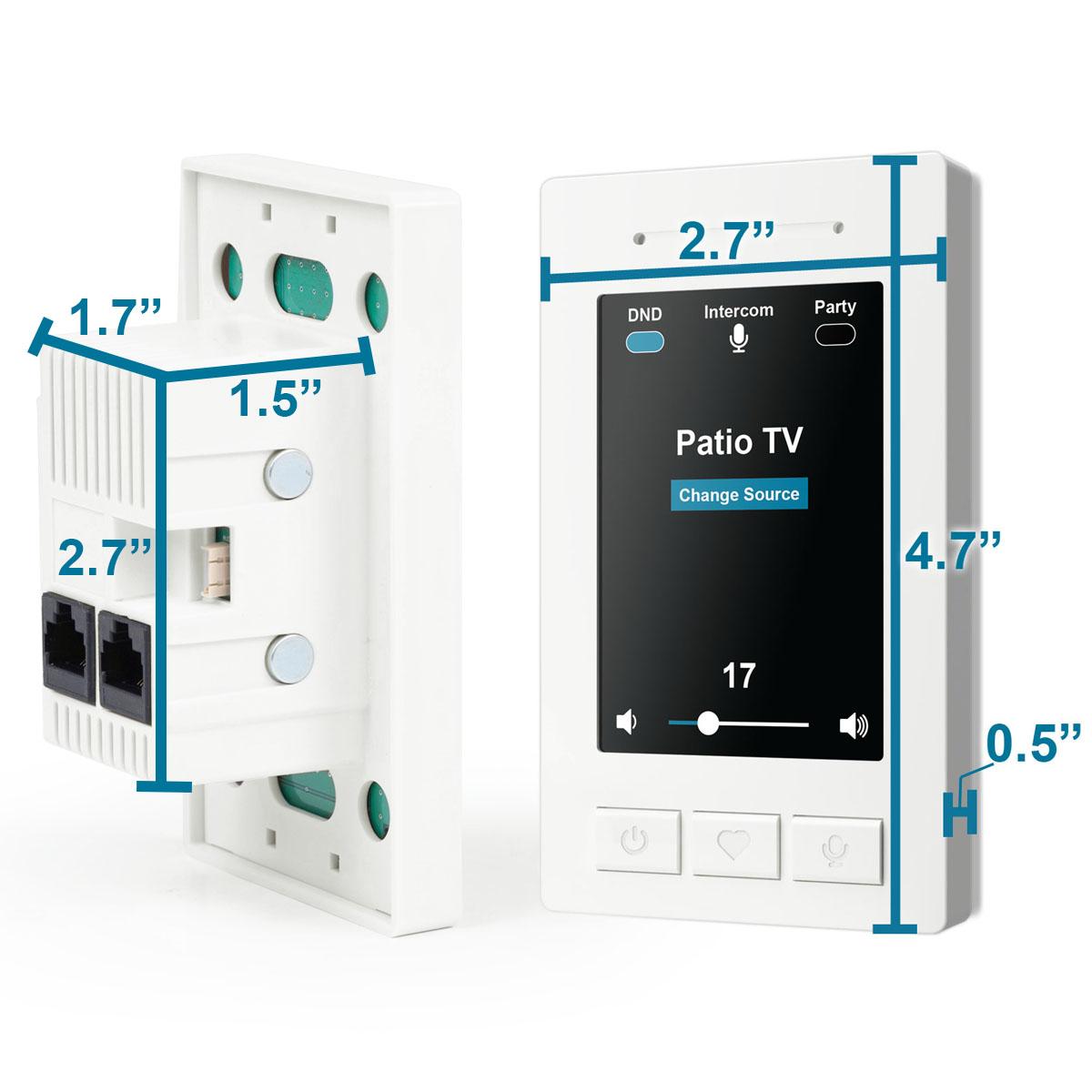 LyncTouch Touchscreen Keypad for Lync Systems