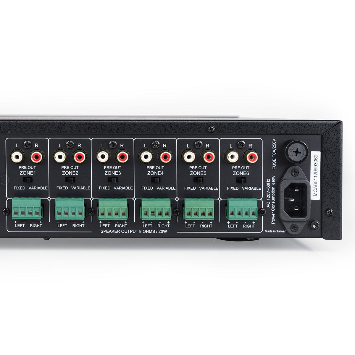 MCA66 MultiZone Controller/Amplifier